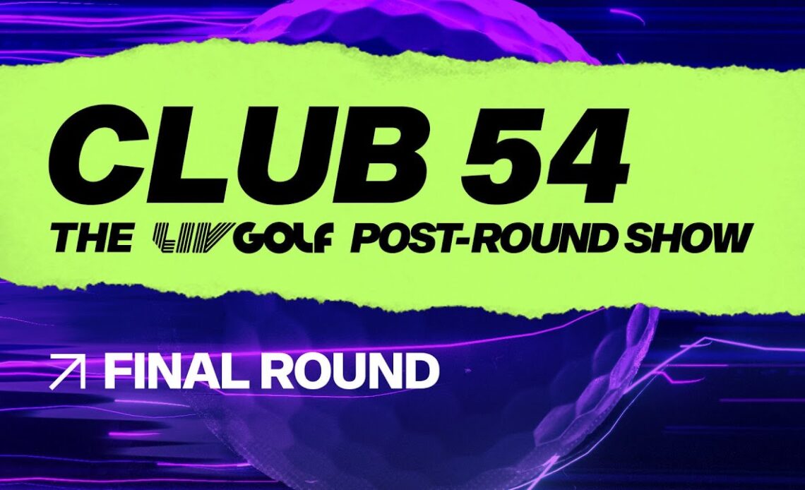 LIV GOLF ADELAIDE | POST-SHOW ROUND 3 | MAY 5, 2024