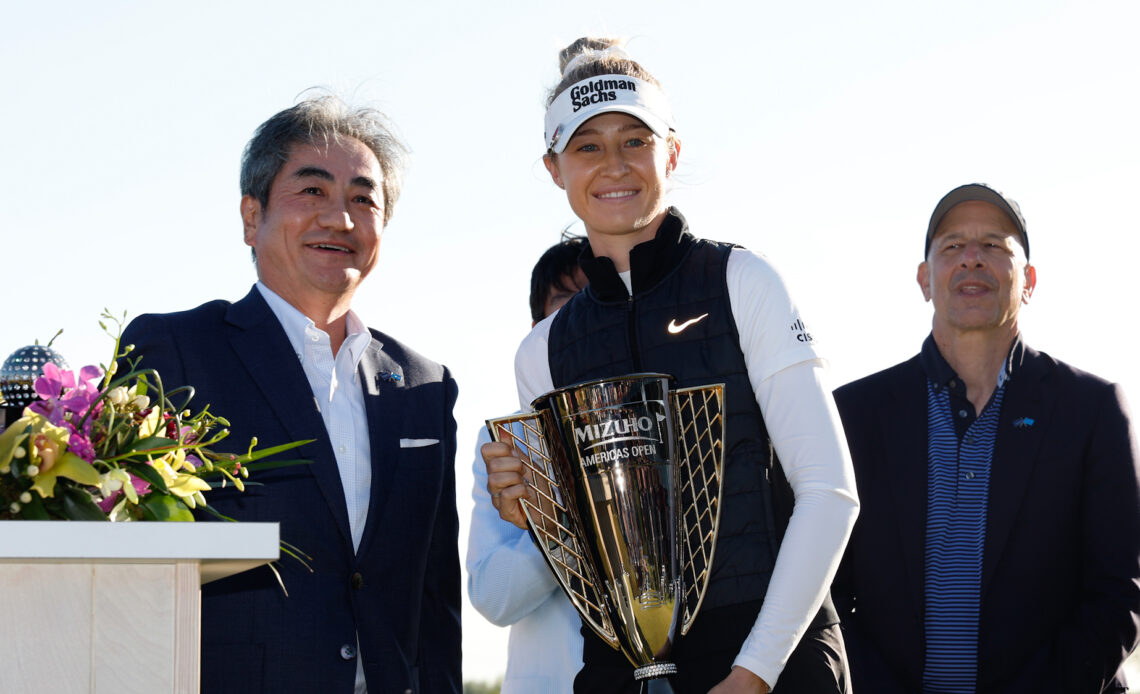 Nelly Korda Continues Historic Streak With Mizuho Americas Open Victory