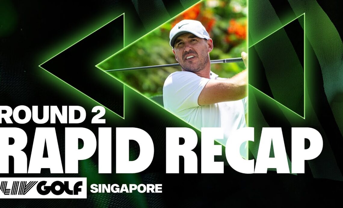 RAPID RECAP: Koepka Continues To Lead In Rd. 2 | LIV Golf Singapore