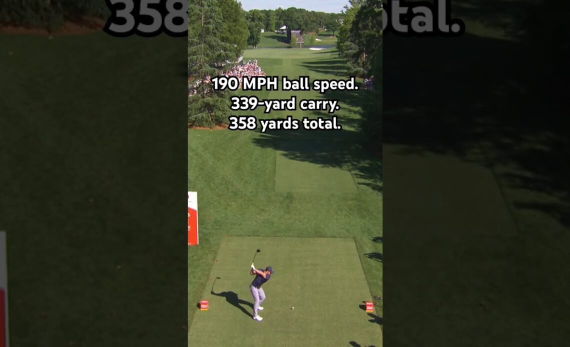 Rory McIlroy CRUSHED this drive 💪