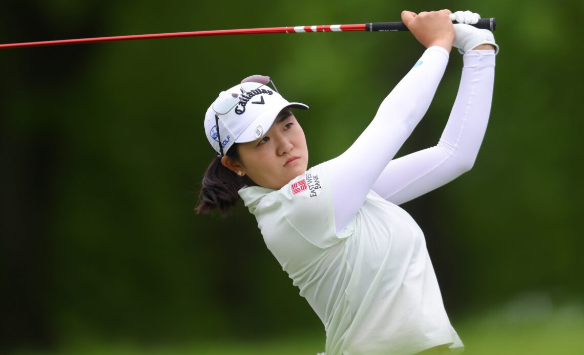 Rose Zhang shoots career best to lead Nelly Korda