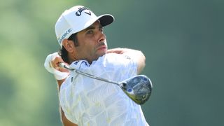 Adrian Otaegui takes a shot at the PGA Championship
