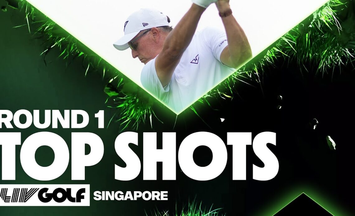 TOP SHOTS: Highlights Of The Best Shots From Round 1 | LIV Golf Singapore