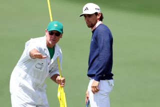 Joaquin Niemann and Gary Matthews at The Masters in 2023