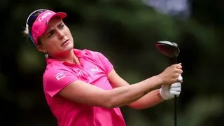 Lexi Thompson takes a shot at the KPMG Women's PGA Championship