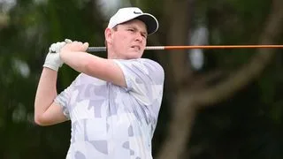 Robert MacIntyre takes a ashot at the Sony Open In Hawaii