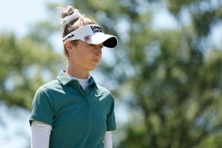 Nelly Korda looks on during the 2024 US Women's Open