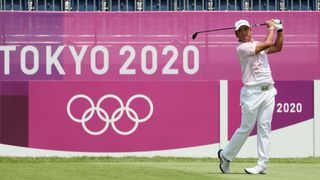 Hideki Matsuyama takes a shot at the 2020 Olympics