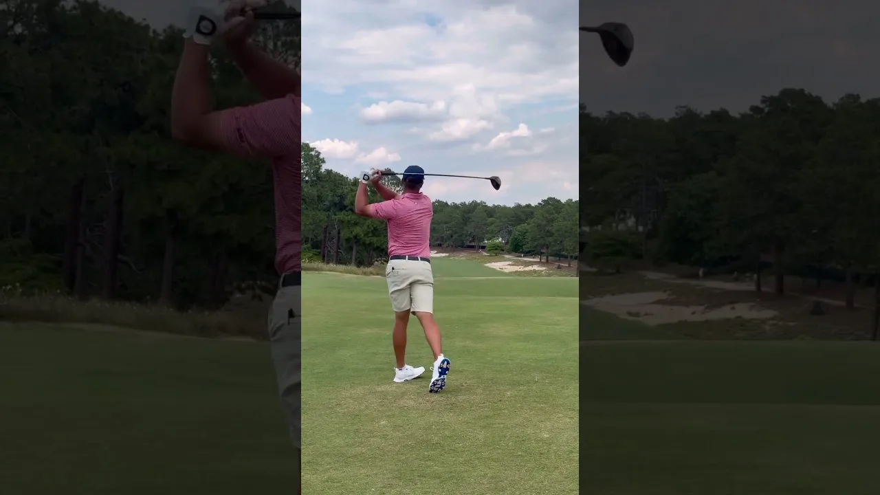 @brysondechambeau dialing in the high draw 🔥#LIVGolf @CrushersGC #shorts #golf #sports