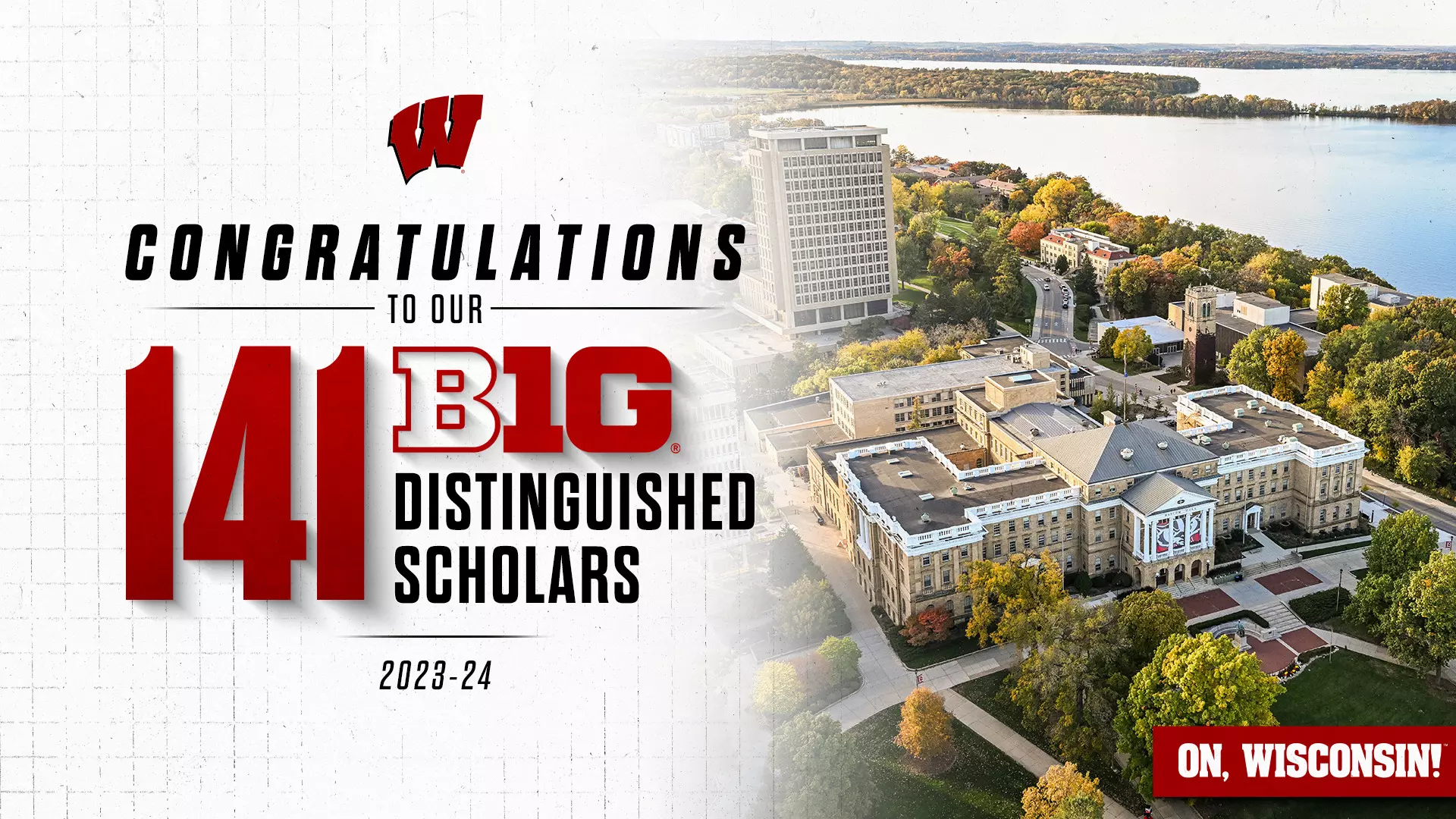 Badgers earn 141 Big Ten Distinguished Scholar honors