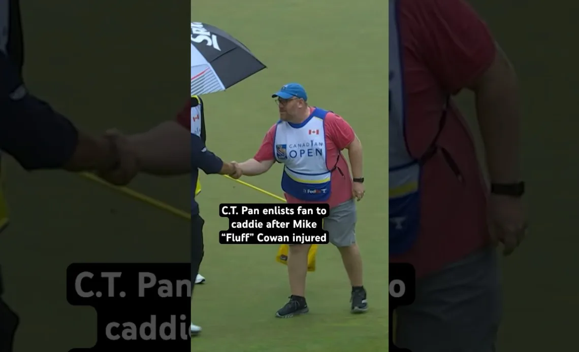 Casual fan to TOUR caddie in seconds 😱