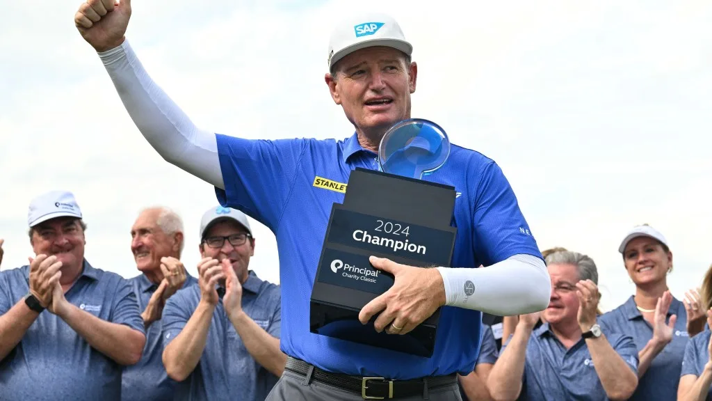Ernie Els wins, Bernhard Langer ties for third on PGA Tour Champions