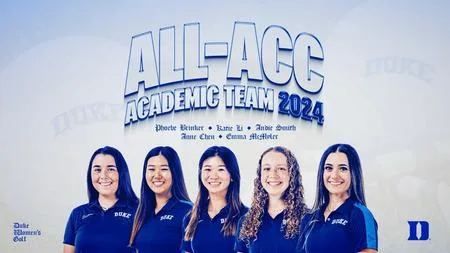 Five Duke Golfers Named to All-ACC Academic Team