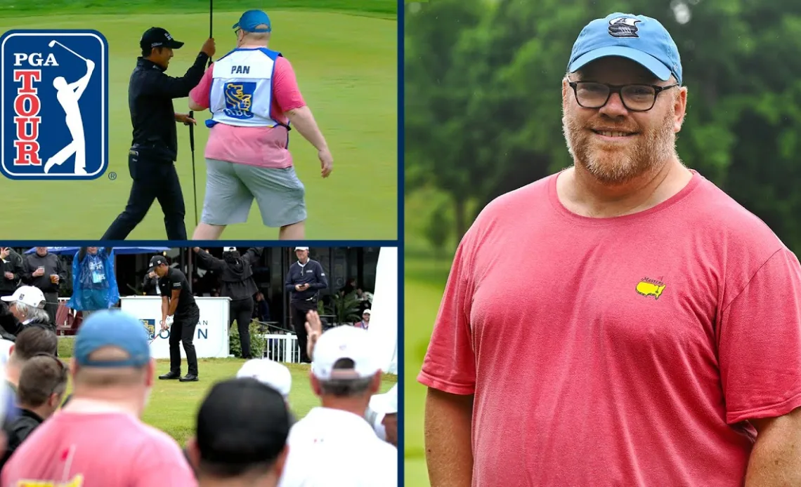 From fan to caddie?! Fan comes up CLUTCH at RBC Canadian Open