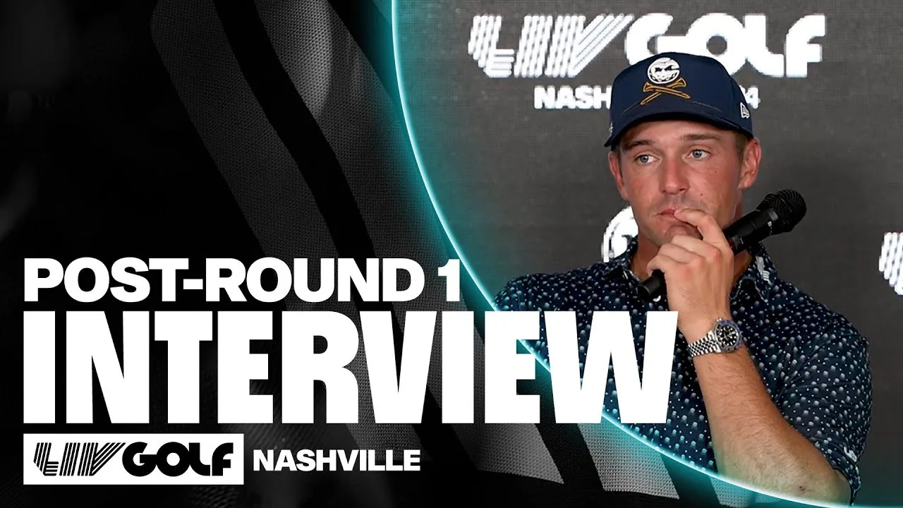INTERVIEW: Bryson 'Feels Like A Bit Of A Zombie' After Day 1 | LIV Golf Nashville