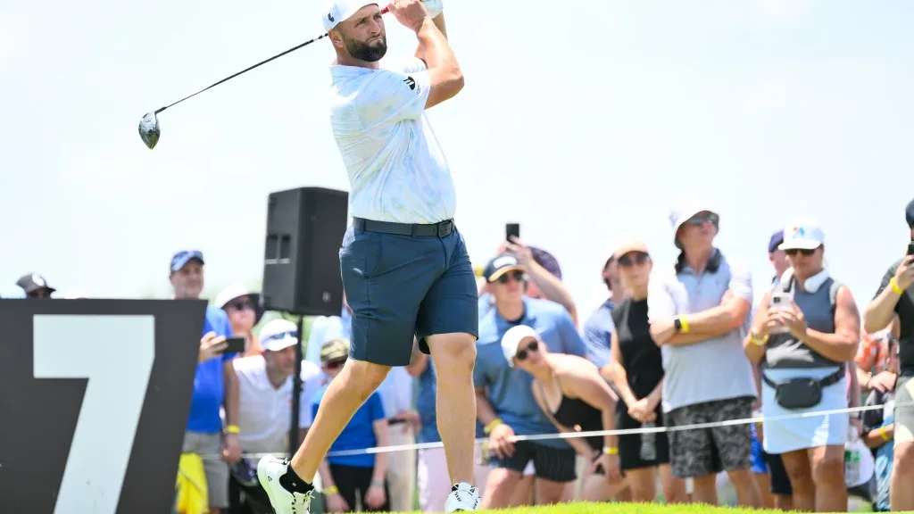 Jon Rahm goes off on drones at LIV Golf Nashville after poor tee shot