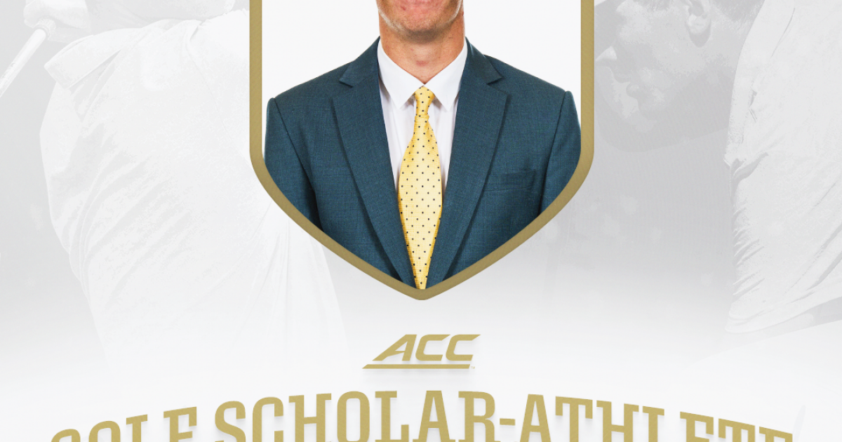 Lamprecht Named ACC Golf Scholar-Athlete of the Year – Men's Golf ...