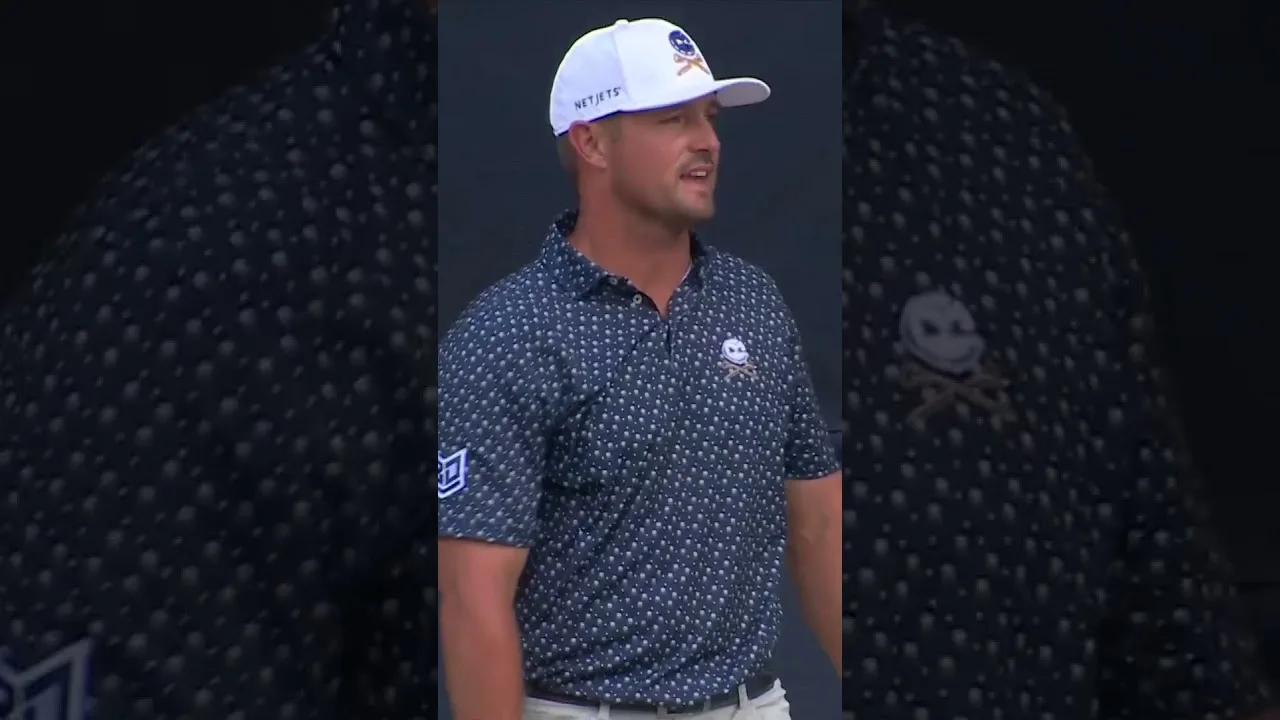 Looked like a birdie the whole way 🥵 @usga @brysondechambeau #shorts #livgolf #usopen #golf