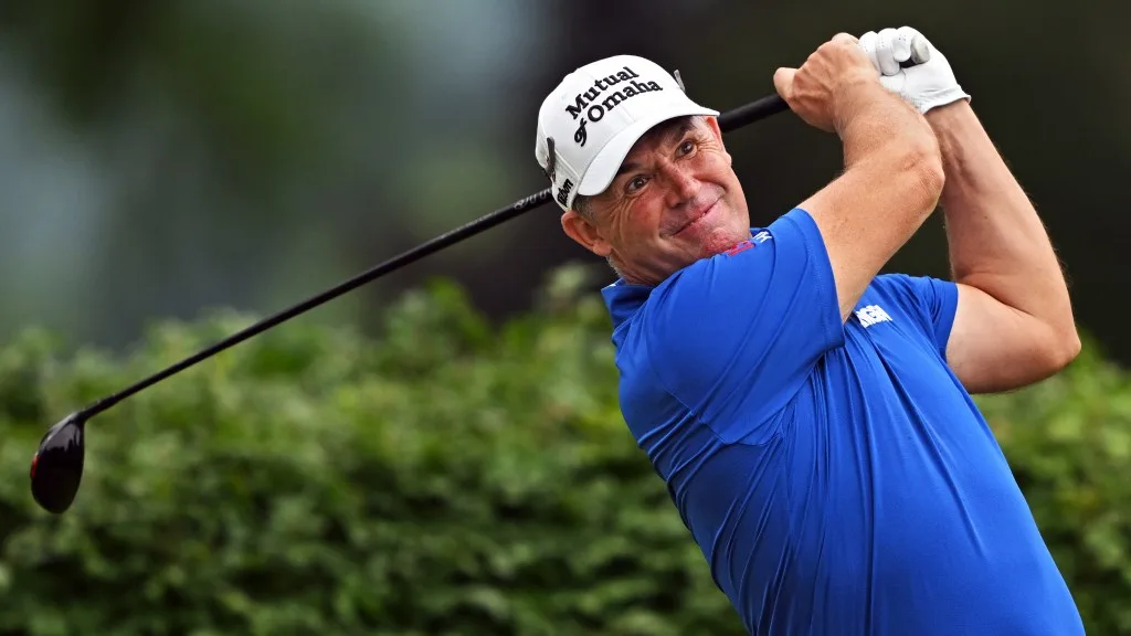 Padraig Harrington is looking for a third straight Dick’s Open title