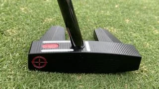 The face of the SeeMore Mini Giant HTX Putter