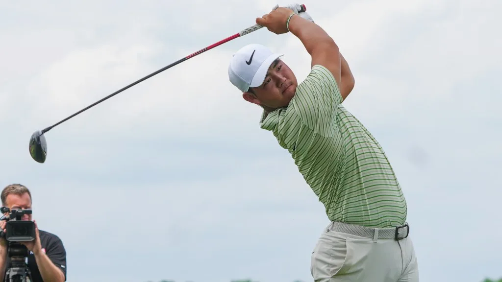 Tom Kim tops stacked leaderboard at 2024 Travelers Championship