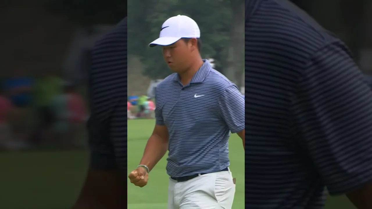 Tom Kim’s INCREDIBLE finish to force a playoff 🔥