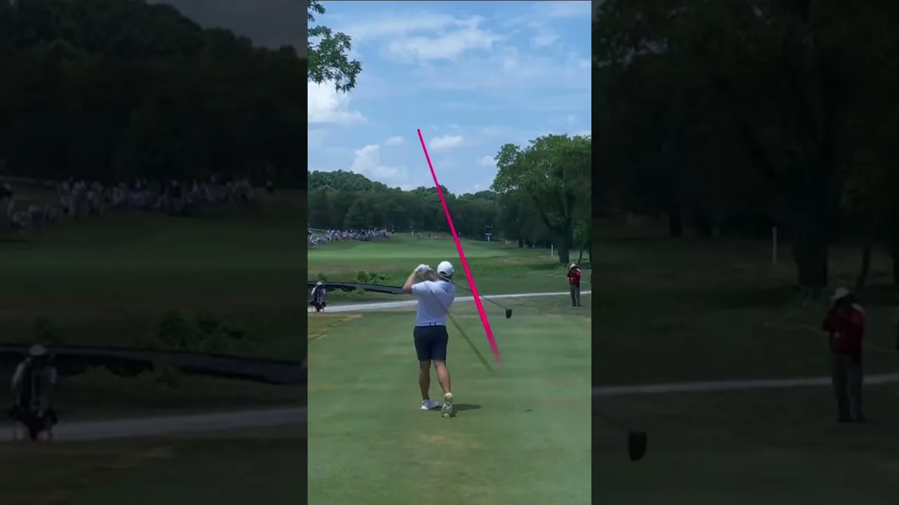 Tyrrell Hatton drills one and we're underway in Rd 2 in Nashville! 💪 #livgolf #shorts