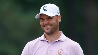 Martin Kaymer smiles at the US Open