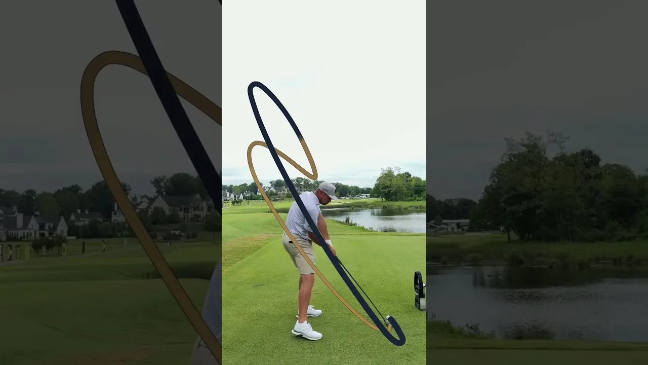 U.S. Open champ @brysondechambeau getting ready for LIV Golf Nashville. @ShotTracer#livgolf #shorts