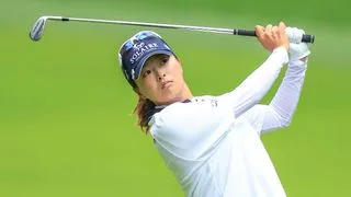 Jin Young Ko takes a shot duing the KPMG Women's PGA Championship