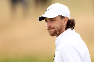Tommy Fleetwood looking disappointed