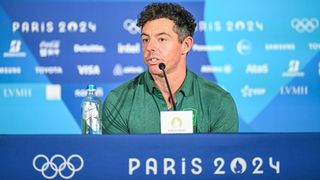 Rory McIlroy talks to the media ahead of the Olympics