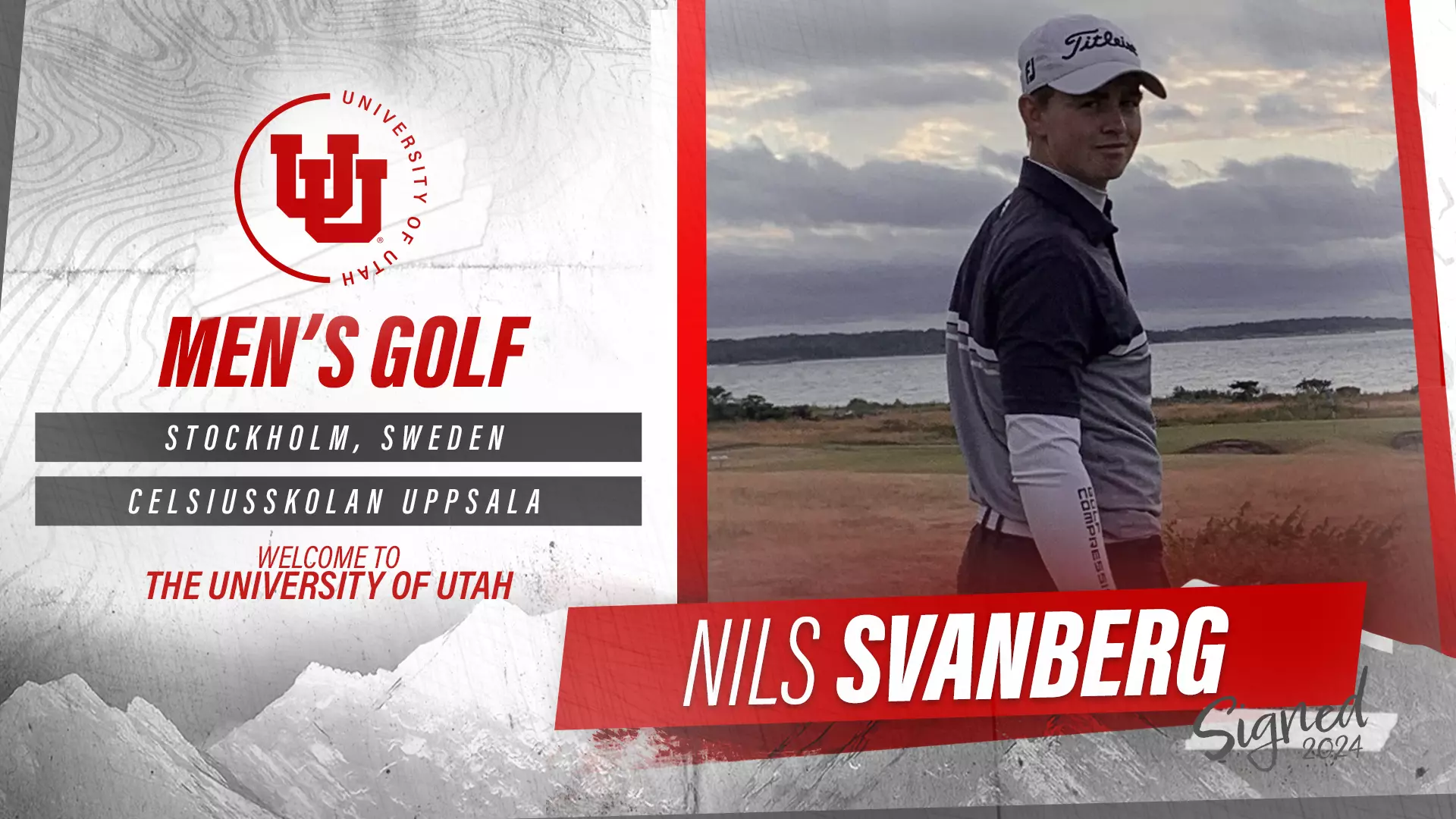 Utah Men’s Golf Signs Nils Svanberg