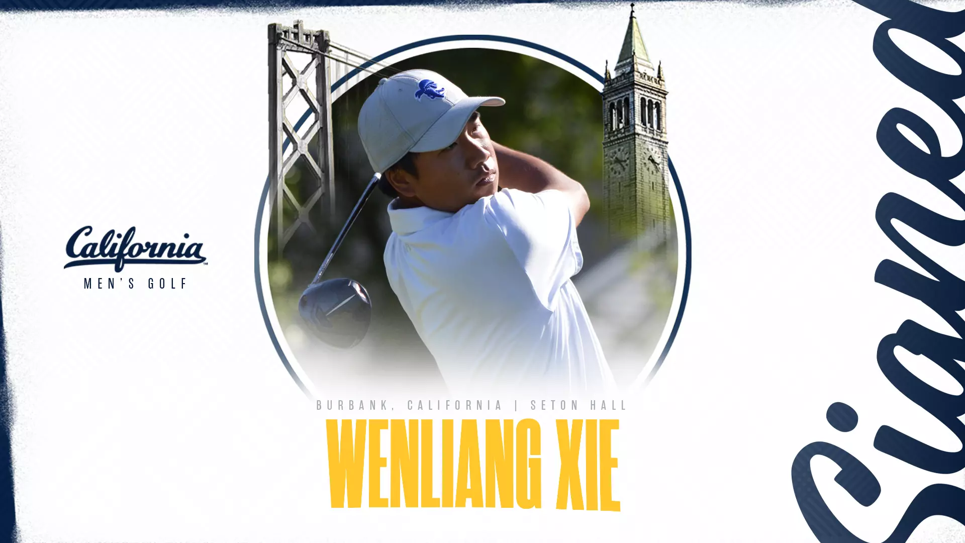 Wenliang Xie Joins Golden Bears