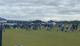 The range at The 152nd Open Championship