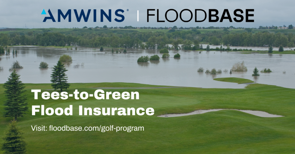 Amwins and Floodbase introduce first-of-its-kind flood insurance for U.S. golf courses