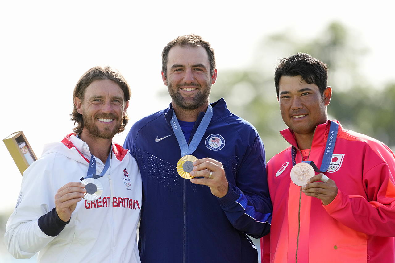 Tommy Fleetwood, Scottie Scheffler, Hideki Matsuyama