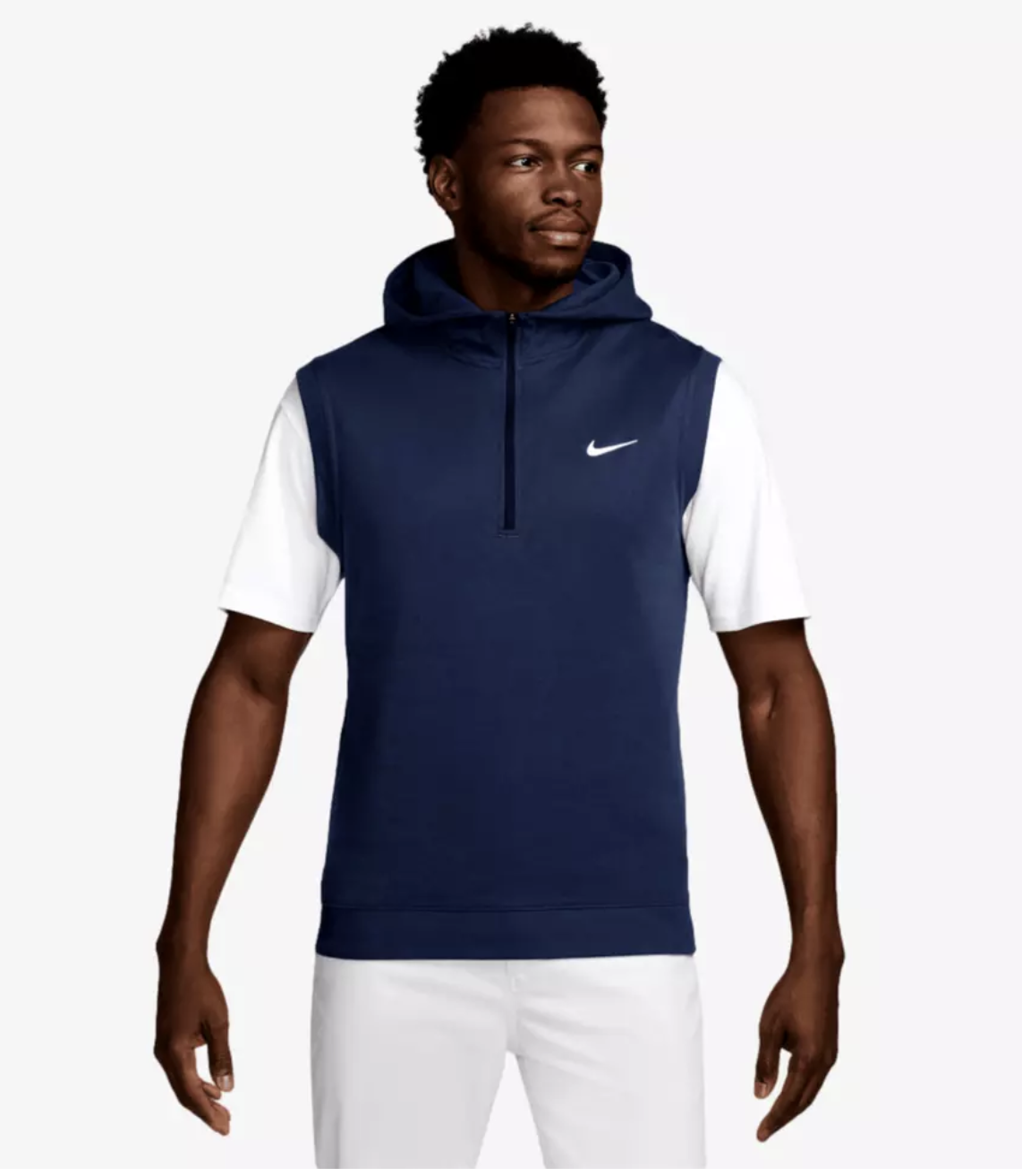 Nike Hooded Quarter Zip Vest