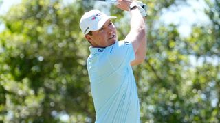 Ben Griffin takes a shot at the Valero Texas Open