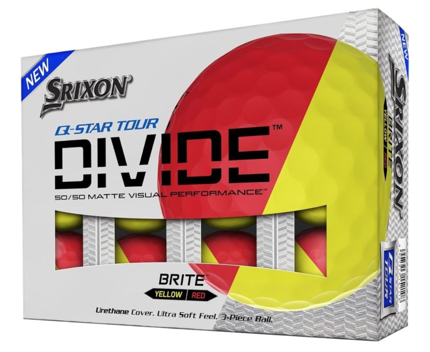 Srixon Q-Star Tour Divide Yellow/Red