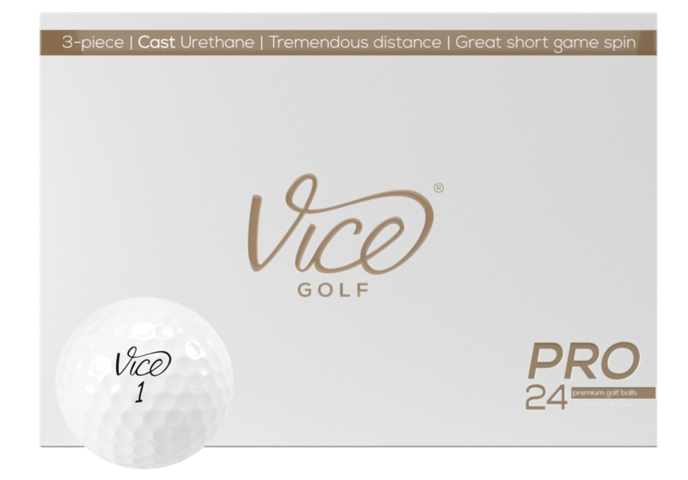 Vice Pro White Golf Balls (Double Dozen (24 Golf Balls))