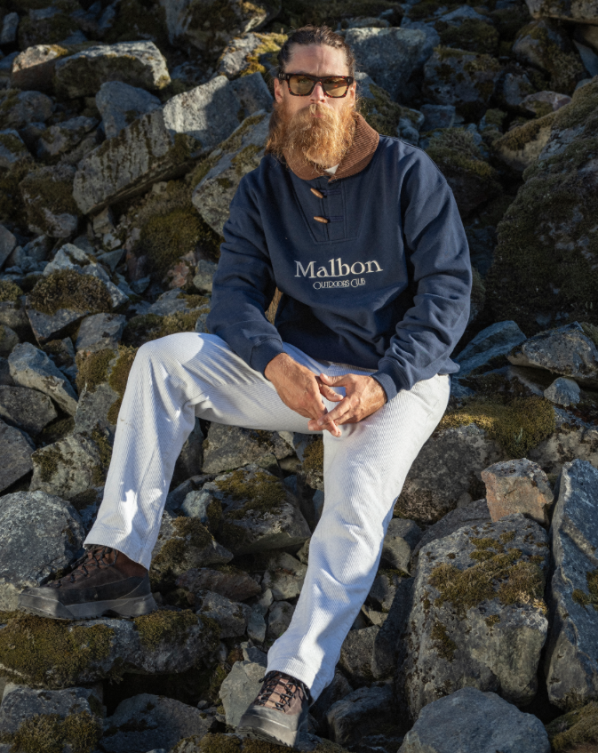 Malbon Golf Flint Shawl Crewneck