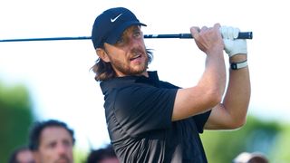 Tommy Fleetwood takes a shot at the Open de Espana