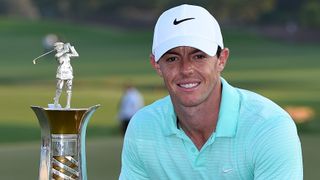 Rory McIlroy with the Harry Vardon Trophy