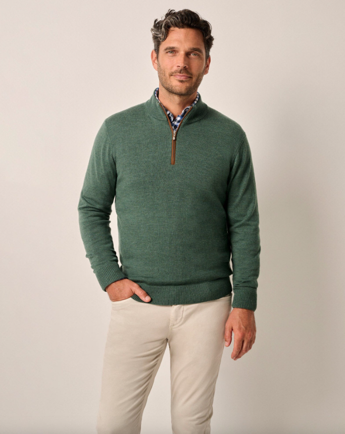 Johnnie-O Raynor Merino 1/4 Zip Sweater