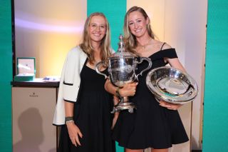 Jessica and Nelly Korda during the LPGA Tour Awards Ceremony