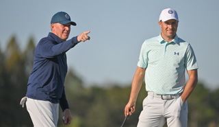 Shawn and Jordan Spieth during the PNC Championship