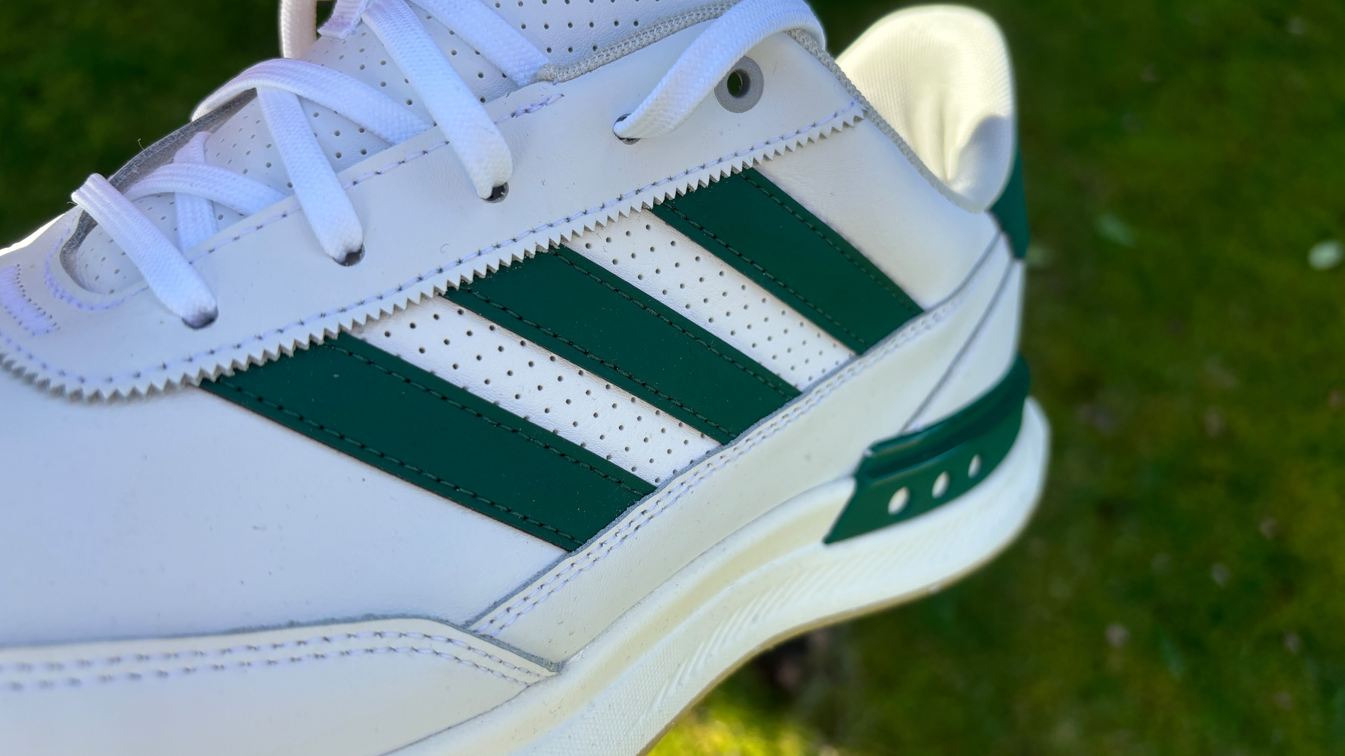 Adidas S2G golf shoe close up of materials