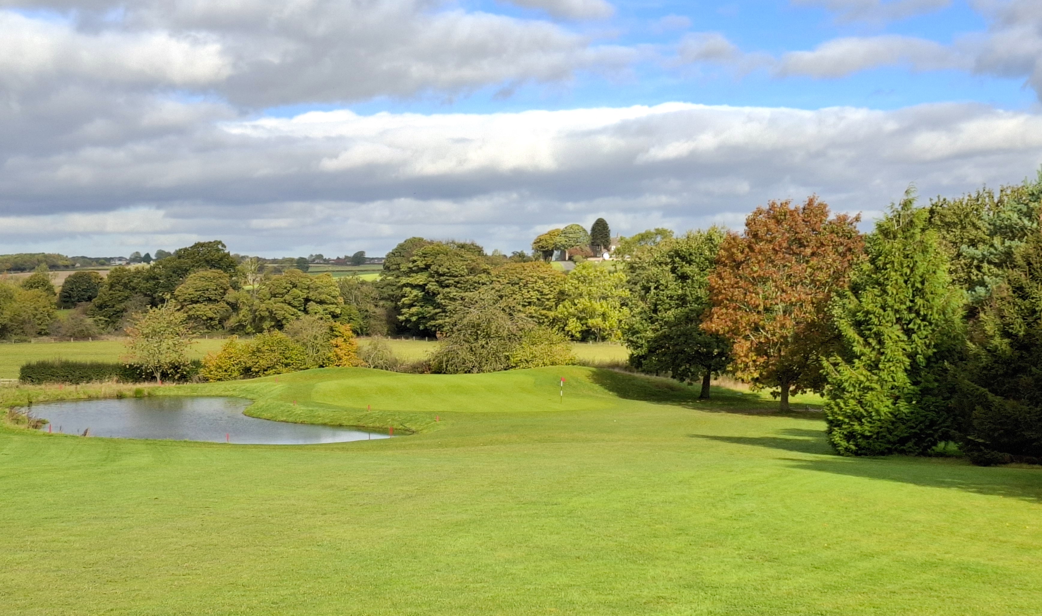The par-3 11th at Rudding Park