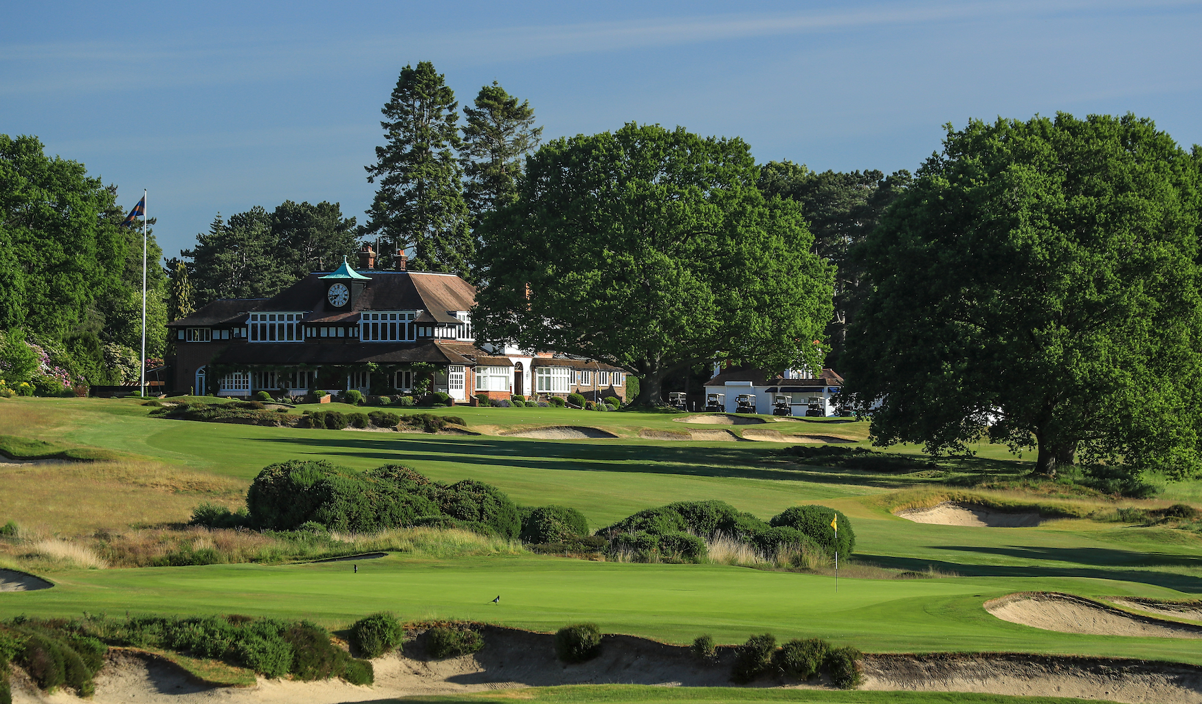 The clubhouse at Sunningdale Golf Club